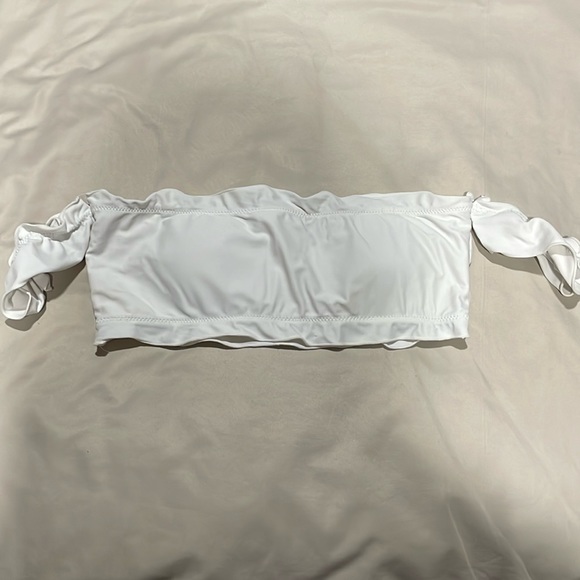 Zaful Other - Zaful bandeau swim top with sleeves